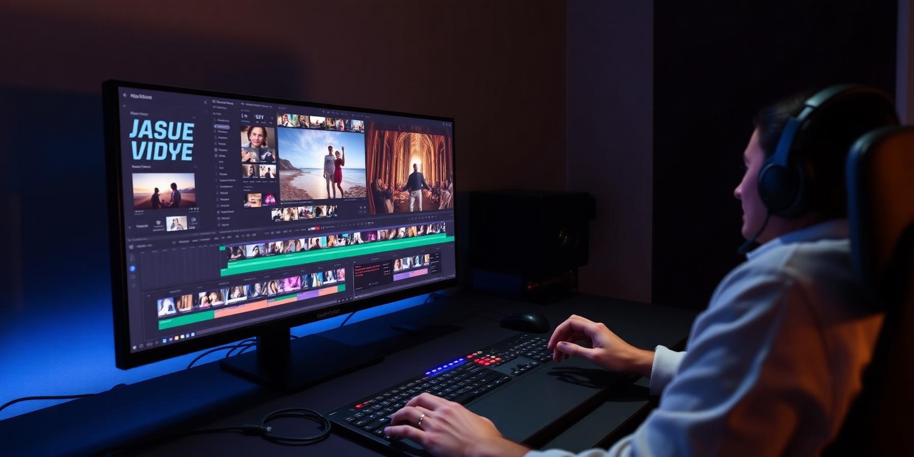 Long & short-form video editing - illustrative banner