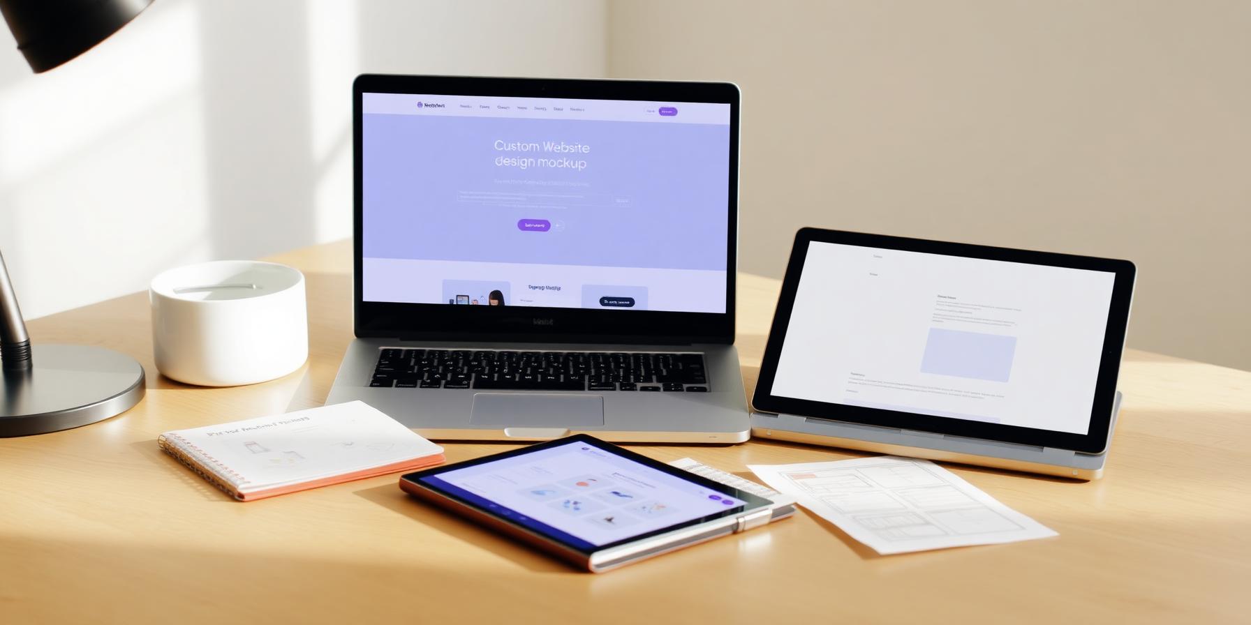 Website design & build - illustrative banner